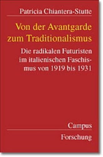 9783593370064: Von der Avantgarde zum Traditionalismus.