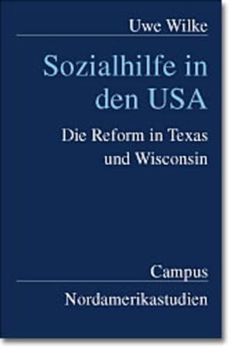 9783593371696: Sozialhilfe in den USA. Die Reform in Texas und Wisconsin. Dissertation.