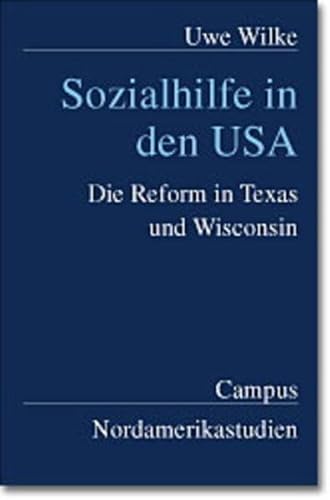 9783593371696: Sozialhilfe in den USA. Die Reform in Texas und Wisconsin. Dissertation.