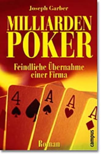 Beispielbild fr Milliarden-Poker. Feindliche bernahme einer Firma. zum Verkauf von Grammat Antiquariat