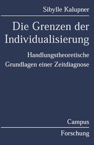 Beispielbild fr Die Grenzen der Individualisierung. handlungstheoretische Grundlagen einer Zeitdiagnose, zum Verkauf von modernes antiquariat f. wiss. literatur