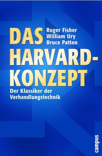 Stock image for Das Harvard-Konzept: Der Klassiker der Verhandlungstechnik for sale by Antiquariat Leon Rterbories