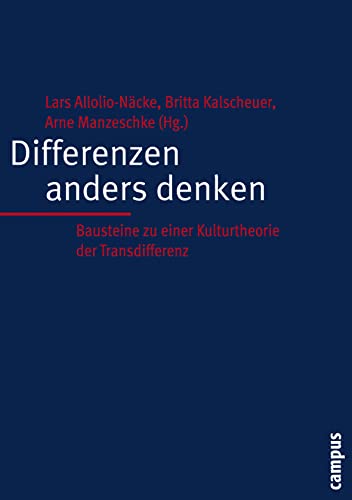 Beispielbild fr Differenzen anders denken: Bausteine zu einer Kulturtheorie der Transdifferenz zum Verkauf von medimops