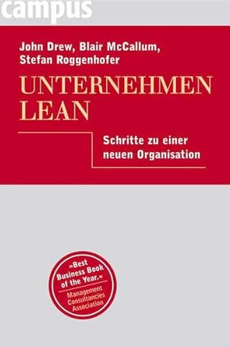 Beispielbild fr Unternehmen Lean: Schritte zu einer neuen Organisation zum Verkauf von medimops