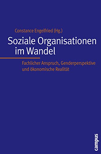 9783593378411: Soziale Organisationen im Wandel: Fachlicher Anspruch, Genderperspektive und konomische Realitt