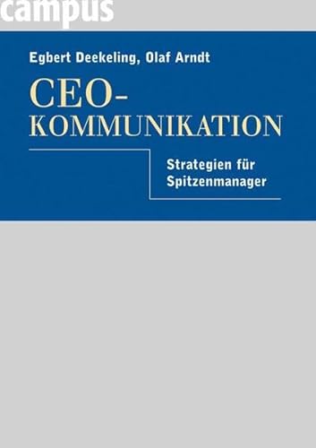 Ceo - Kommunikation (9783593379487) by Olaf Arndt