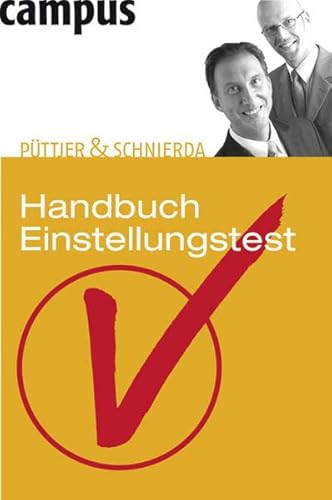 Beispielbild fr Handbuch Einstellungstest zum Verkauf von medimops