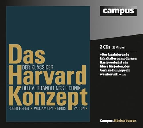 Beispielbild fr Das Harvard-Konzept: Der Klassiker der Verhandlungstechnik zum Verkauf von Sigrun Wuertele buchgenie_de