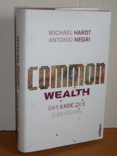 9783593391694: Hardt, M: Common Wealth