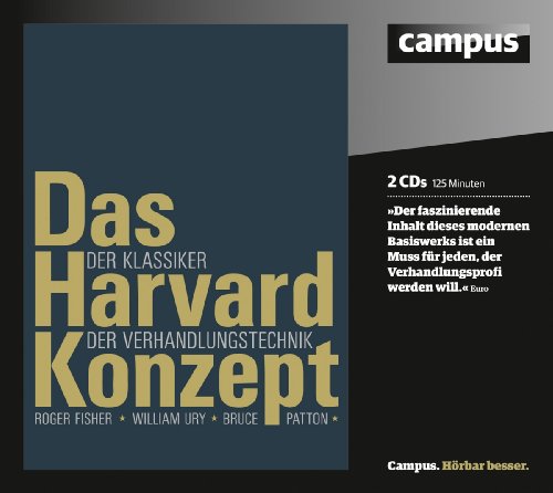 Stock image for Das Harvard-Konzept: Der Klassiker der Verhandlungstechnik for sale by medimops
