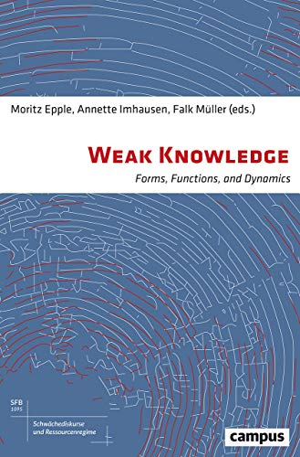 Beispielbild fr Weak Knowledge. Forms, Functions, and Dynamics. zum Verkauf von Antiquariat Luechinger