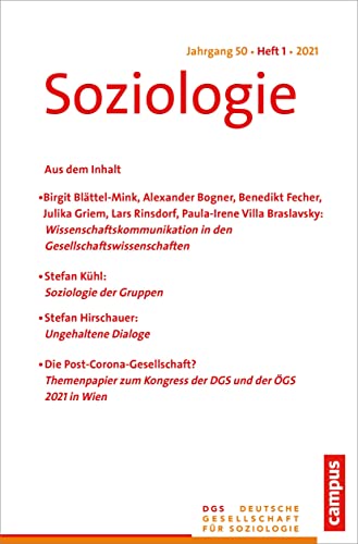 Imagen de archivo de Soziologie 1/2021: Forum der Deutschen Gesellschaft fr Soziologie a la venta por medimops