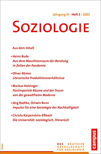 Imagen de archivo de Soziologie 03/2022: Forum der Deutschen Gesellschaft fr Soziologie a la venta por medimops