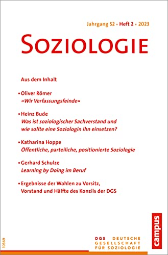 Imagen de archivo de Soziologie 02/2023: Forum der Deutschen Gesellschaft fr Soziologie a la venta por medimops
