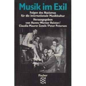 Stock image for Musik im Exil: Folgen des Nazismus fur die internationale Musikkultur for sale by J & J LUBRANO MUSIC ANTIQUARIANS LLC