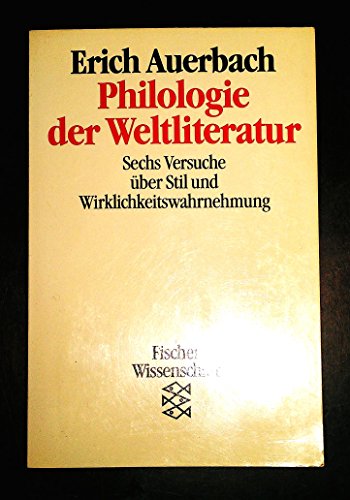 Beispielbild fr Philologie der Weltliteratur zum Verkauf von medimops