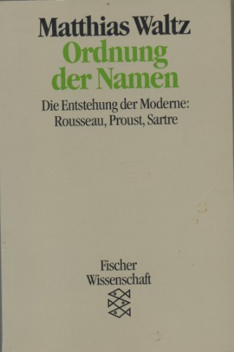 Beispielbild fr Ordnung der Namen zum Verkauf von Antiquariat Walter Nowak