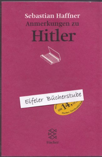 9783596137039: Anmerkungen zu Hitler