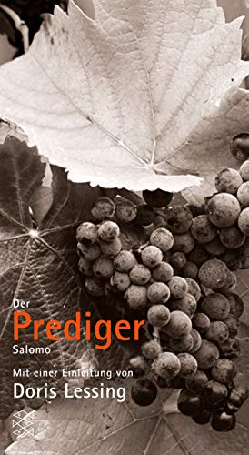 Beispielbild fr Das Bibel Projekt. Der Prediger Salomo. Mit einer Einleitung von Doris Lessing zum Verkauf von medimops