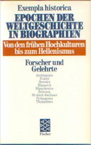 6 Bände aus der Reihe Exempla historica. Epochen der Weltgeschichte in Biographien.