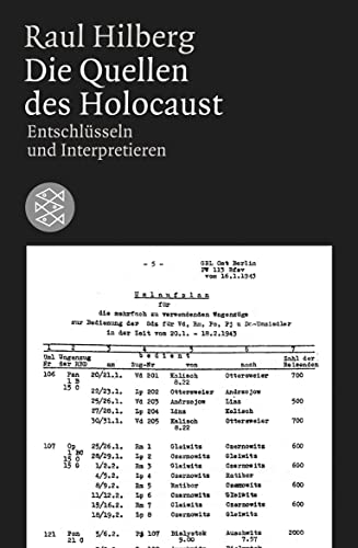 9783596181803: Die Quellen des Holocaust: Entschlsseln und Interpretieren