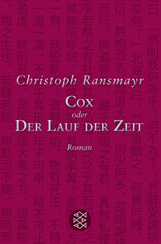 Beispielbild fr Cox: oder Der Lauf der Zeit Roman zum Verkauf von medimops