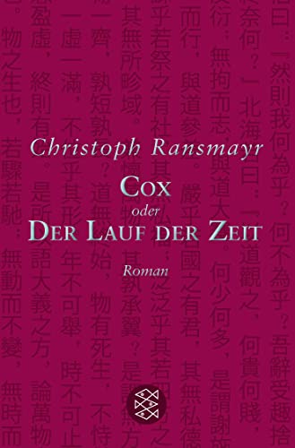 Stock image for Cox: oder Der Lauf der Zeit Roman for sale by medimops