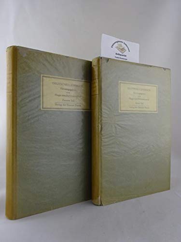 9783596219308: Deutsches Lesebuch. Eine Auswahl deutscher Prosa aus dem Jahrhundert 1750-1850.