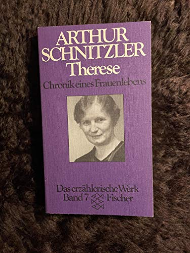Imagen de archivo de Das Erzahlerische Werk/Vol 7/Therese. Chronik Eines Frauenlebens a la venta por Green Street Books