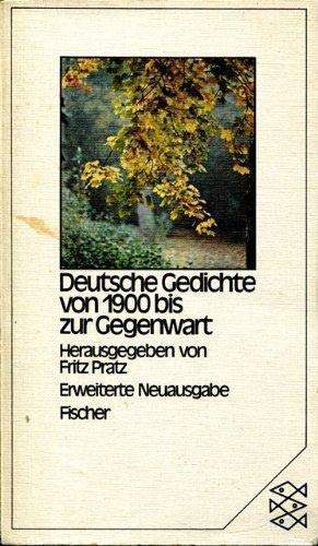 9783596221974: Deutsche Gedichte Von 1900 (5277 701) Bis Zur Gegenwart.