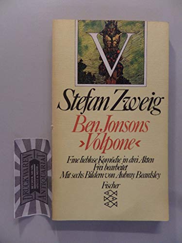 Beispielbild für Ben Jonsons 'Volpone': Eine lieblose Komödie in drei Akten zum Verkauf von medimops