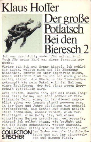 Der grosse Potlatsch (Bei den Bieresch / Klaus Hoffer) (German Edition) (9783596223299) by Hoffer, Klaus