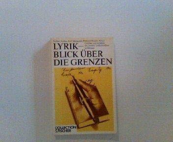 Lyrik - Blick über die Grenzen (Gedichte und Aufsätze des zweiten Lyrikertreffens in Münster) - JORDAN, LOTHAR/MARQUARDT, AXEL/WOESLER, WINFRIED (Hrsg.)