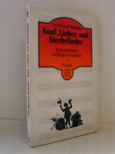 Imagen de archivo de Sauf-, Liebes- und Sterbelieder a la venta por Wonder Book