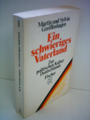 Imagen de archivo de Ein schwieriges Vaterland: Zur politischen Kultur Deutschlands (Fischer Taschenb a la venta por Solomon's Mine Books