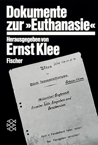 9783596243273: Dokumente zur  Euthanasie  im NS-Staat