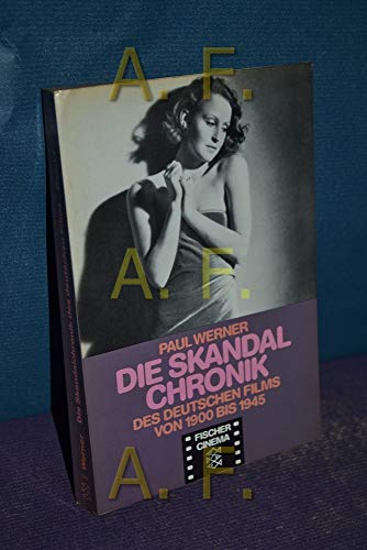 9783596244713: Die Skandalchronik des deutschen Films (Fischer Cinema) (German Edition)