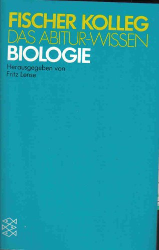 Imagen de archivo de FISCHER KOLLEG DAS ABITURWISSEN BIOLOGIE (Fischer Kolleg) a la venta por Antiquariat Armebooks