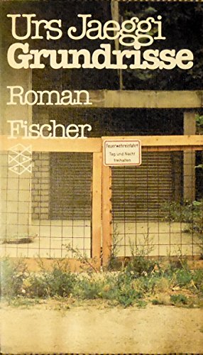 Stock image for Grundrisse. Roman for sale by German Book Center N.A. Inc.