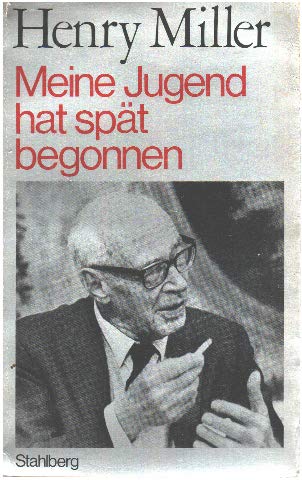 Stock image for Meine Jugend hat spät begonnen - Dialog mit Georges Belmont for sale by Bildungsbuch