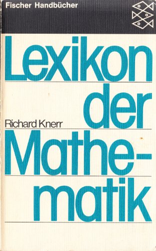 9783596263769: Lexikon der Mathematik (Fischer Handbücher) (German Edition)