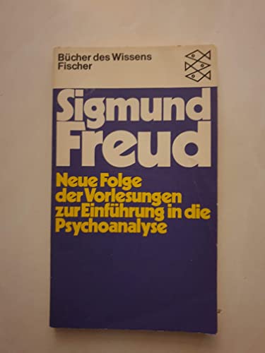 Beispielbild fr Neue Folge der Vorlesungen zur Einfhrung in die Psychoanalyse zum Verkauf von Der Bcher-Br