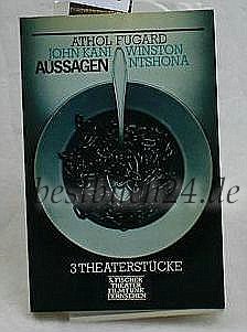 Stock image for Aussagen - 3 Theaterstcke for sale by Der Bcher-Br