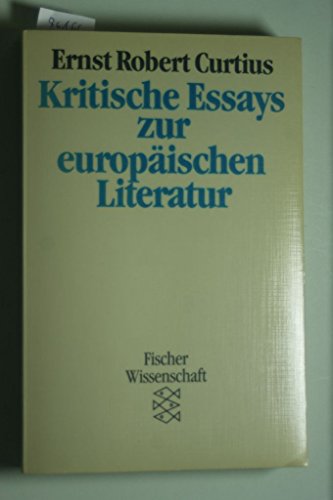 Beispielbild für Kritische Essays zur europäischen Literatur. ( Fischer Wissenschaft). zum Verkauf von medimops