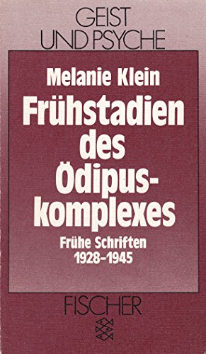 Beispielbild fr Frhstadien des dipuskomplexes (6713 327). Frhe Schriften 1928 - 1945 zum Verkauf von medimops