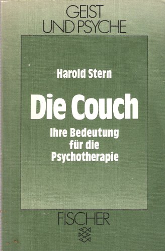 9783596423088: Die Couch. Ihre Bedeutung fr die Psychotherapie