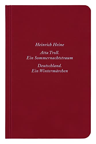 Beispielbild fr Deutschland. Ein Wintermrchen Atta Troll. Ein Sommernachtstraum (Literatur) zum Verkauf von medimops