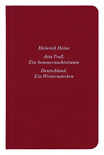 Atta Troll. Ein Sommernachtstraum / Deutschland. Ein WintermÃ¤rchen (9783596509126) by Heine, Heinrich