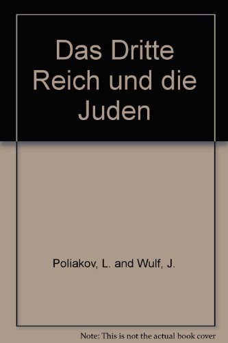 Stock image for Das Dritte Reich und die Juden. [Dokumente und Aufstze] for sale by ANTIQUARIAT BCHERBERG Martin Walkner