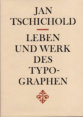 9783598072246: Leben und Werk des Typographen Jan Tschichold.